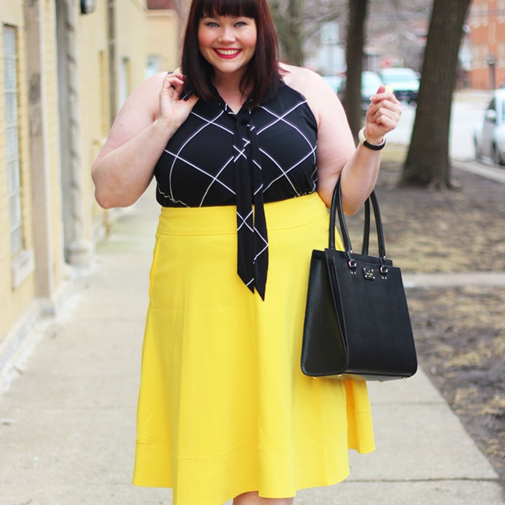 Lane Bryant "the modernist collection" skirt